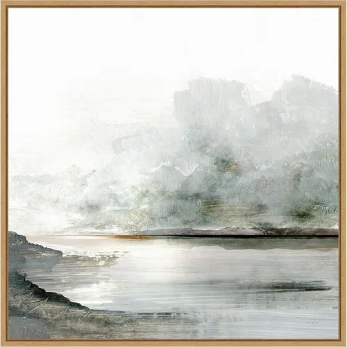 Miniatura 9 de Amanti Art Lienzo enmarcado para pared, 16 x 16 Ebb por Dan Hobday, lienzo enmarcado para pared, obras de arte de paisajes, decoración tradicional