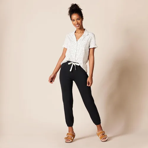 Miniatura 5 de Tienda Essentials Womens Lightweight Lounge Terry Jogger Pajama Pant (Available in Plus Size)