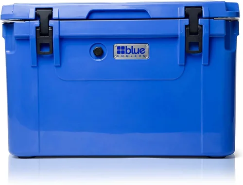 Miniatura 8 de Blue Coolers Ark Series 100-110 Quarts, enfriador de hielo moldeado por roto Gran baúl de hielo con capacidad para hasta 10 días Blanco ártico