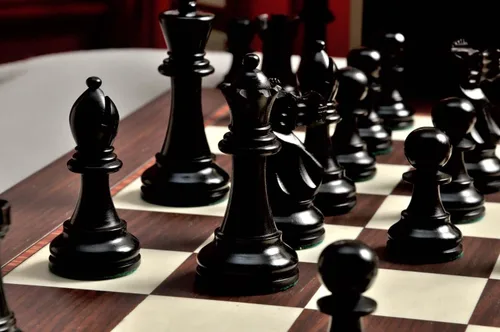 Miniatura 2 de The House of Staunton The Wild Knight Series Chess Set, Box, & Board Combination - 3.75" King