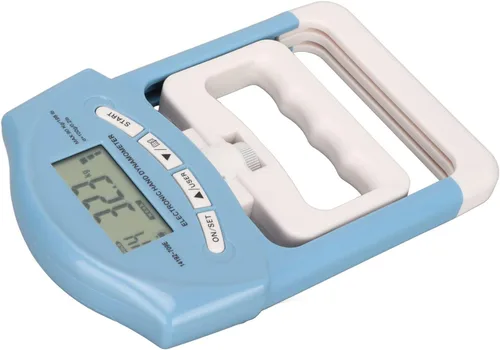 Miniatura 5 de Pilipane Entrenador de fuerza de agarre dinamómetro de mano, dinamómetro de mano digital, pantalla LCD, probador electrónico de fuerza de agarre
