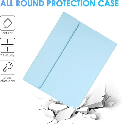 Miniatura 6 de LAMA Funda con Teclado Touchpad para iPad (A16) 11ª generación 2025/10ª generación 2022, funda tipo folio con soporte para lápiz, trackpad