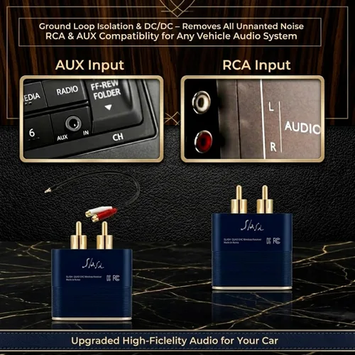 Miniatura 9 de Receptor de audio Bluetooth a RCA SLASH 5 LDAC Hi-Fi Wireless DAC adapter with aptX Adaptive / HD & AAC. 3.5mm Aux In, Headphone Amp for Studio &