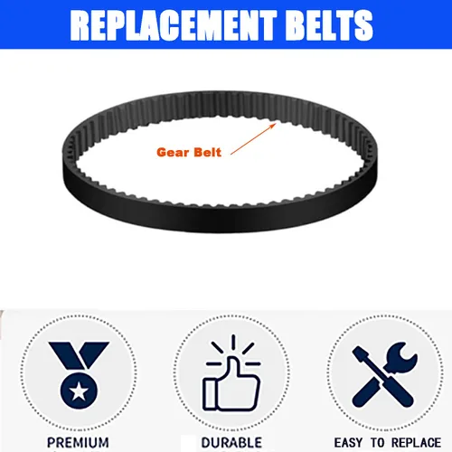 Miniatura 4 de 2 correas de vacío de repuesto compatibles con Shark Navigator NV350 NV351 NV352 NV353 NV355 NV356 NV357 NV360 NV22 NV42 NV44 NV46 UV400 UV410 UV420