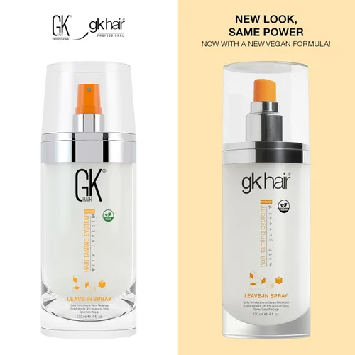 Miniatura 2 de GK HAIR Acondicionador vegano en aerosol para dejar aplicado – Espray desenredante ligero para el control del encrespamiento y protector térmico