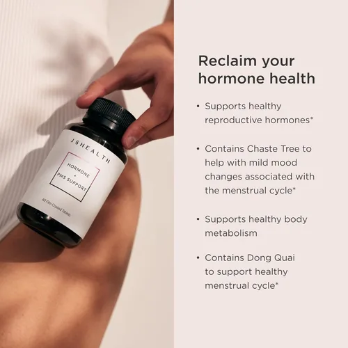 Miniatura 2 de JSHealth Equilibrio hormonal para mujeres. Apoyo del síndrome premenstrual con vitaminas B3, B6, magnesio. Alivio de la tensión premenstrual.