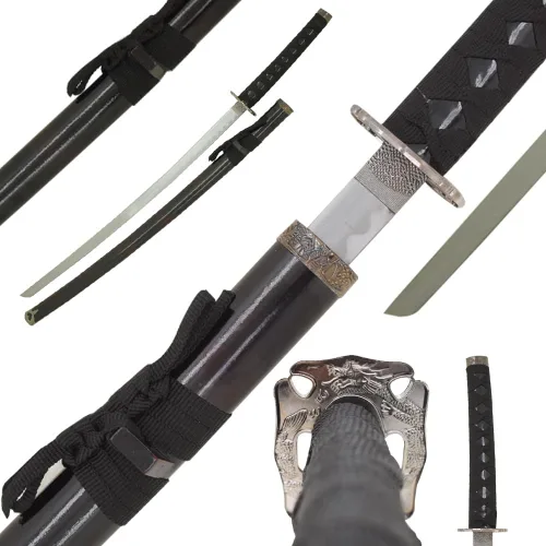 Miniatura 17 de Snake Eye Tactical Espada samurái katana de dos tonos con soporte de espada gratis