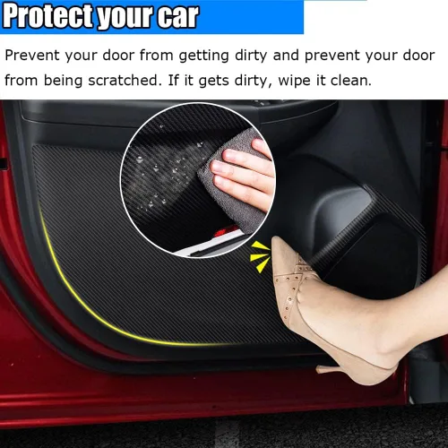 Miniatura 7 de Accesorios interiores personalizados para Trailblazer 2021 2022 2023, calcomanías protectoras de película de borde lateral, 4 piezas por juego