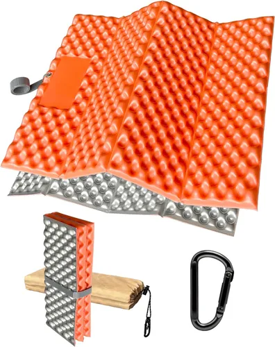 Miniatura 7 de Asiento de senderismo de espuma, almohadilla para sentarse, almohadillas para mochileros, cojín de asiento con clips de mosquetón, bolsa