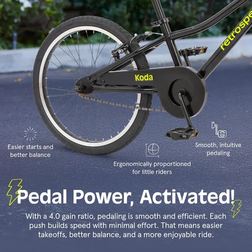 Miniatura 5 de Retrospec Koda Plus Kids Bike for Boys & Girls Ages 6-8 Years - Children's Bicycle, Adjustable Seat & Handlebars