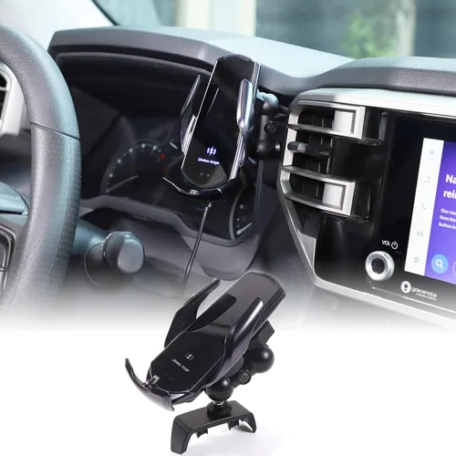 Miniatura 6 de CHEAYAR Soporte de teléfono para automóvil compatible con Toyota Tundra/Sequoia 2022-2023, soporte para teléfono de automóvil, soporte de teléfono