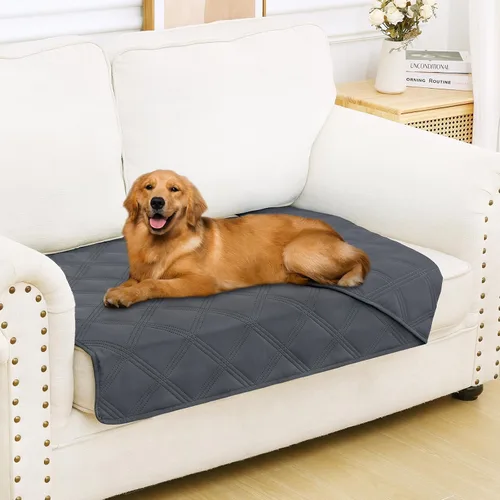 Miniatura 132 de Smiry Funda Impermeable para Cama de Perro, Manta Suave Reversible para Mascotas, Lavable a Prueba de Fugas para Gatos y Perros, Funda para Sofá