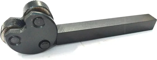 Miniatura 6 de Buyohlic Herramienta de moleteado de cabeza de pivote Patrón métrico de diamante 1/2" vástago cuadrado mediano