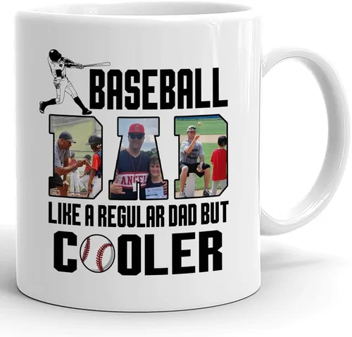 Miniatura 11 de Taza personalizada con texto en inglés «To My Dad», «My Hero», regalo personalizado para papá de parte de hijo, taza de padre e hijo, regalo