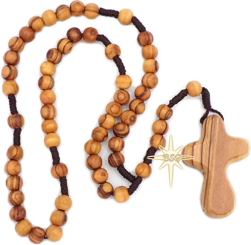 Miniatura 7 de Rosario personalizado de madera de olivo de Belén, nombre propio, regalos para niños, confirmación, primera comunión, bautismo para niños y niñas.
