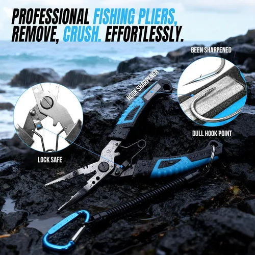 Miniatura 6 de PLUSINNO Fishing Gear,Full Fishing Pole kit Include Fishing Rod and Reel Combo, Tackle Box with Fishing Lures, Fishing Accessories, Fishing
