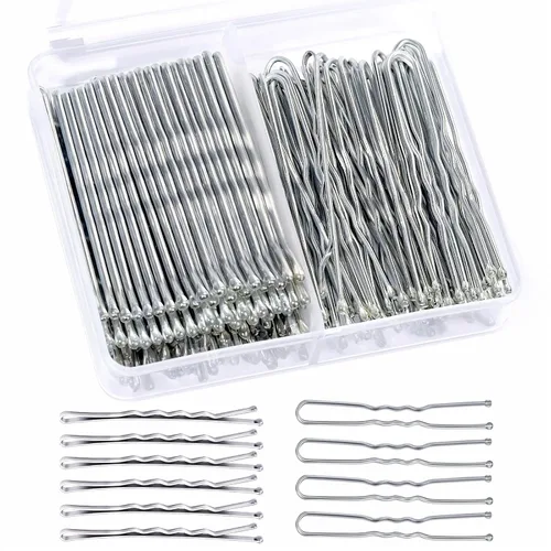 Miniatura 8 de Teenitor 100 alfileres negros Bobby, alfileres de pelo negros, horquillas para el cabello para mujeres y niñas de 2 pulgadas