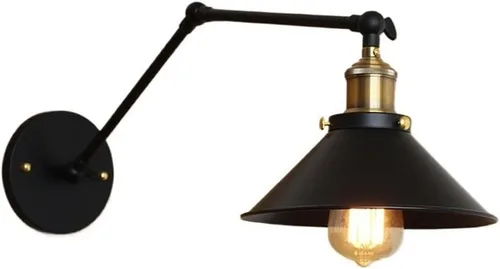 Miniatura 9 de Lámparas para Pared De Sala Retro Al Aire Libre Jardín Lámpara de Pared Industrial Hierro Dormitorio Iluminación Interior Estudio Pasillo Entrada