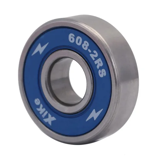 Miniatura 7 de XIKE 8 Pcs Black 608-2RS Skateboard Bearings 8x22x7mm, High Speed Smooth and Durable, Replace for Longboards, Inline Skates, Roller skates, Ice