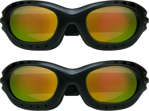 Miniatura 16 de Bikershades Gafas de Seguridad para Motocicleta para Hombre y Mujer. Lentes Polarizadas, Humo, Azul Espejado u Naranja, Lentes Amarillos