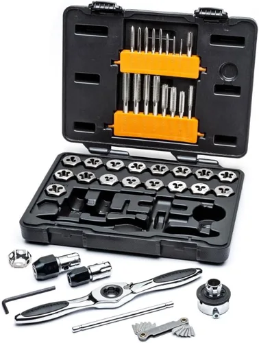 Miniatura 9 de GEARWRENCH Juego de 5 piezas de herramientas de roscar con trinquete y terraja - 3880