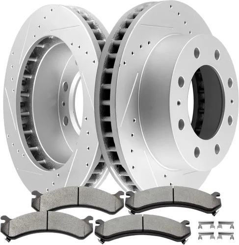 Miniatura 35 de Kit de Frenos SCITOO para Delantero Rotores de Freno y Pastillas de Freno Cerámicas para 2006-2008 para Dodge para Ram 1500, 2003-2008 para Dodge
