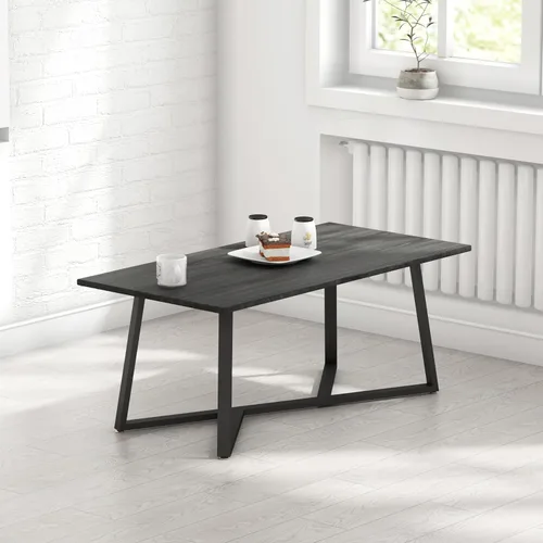 Miniatura 9 de FUSHIAIPTC Patas de metal para mesa auxiliar, base geométrica resistente de 18 pulgadas para muebles de mesa, patas para mesitas de noche, mesa