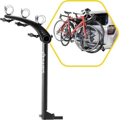 Miniatura 14 de Saris Bones EX - Portaequipajes para maletero de auto para 2 bicicletas, duradero, libre de óxido, correas anti-balanceo, fabricado en EE. UU.