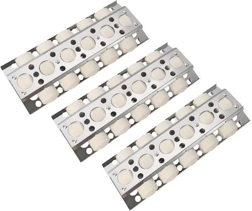 GasSaf Placa de calor para piezas de repuesto seleccionadas de parrilla de gas Turbo, bandejas de briquetas de acero inoxidable de 16.5 pulgadas