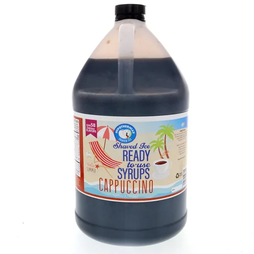 Miniatura 43 de Hypothermias Wild Cherry - Jarabe de sabores de cono de nieve hawaiano listo para usar (128 onzas líquidas), hielo afeitado, 100% azúcar de caña pura