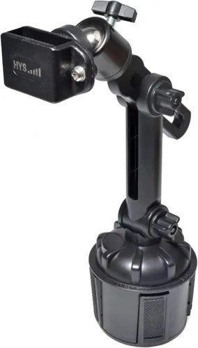 HYS Portavasos Walkie Talkie Clip Mount, portavasos de mano para radio de coche [seguro y estable] Portavasos Radio de 2 vías, soporte para radio de