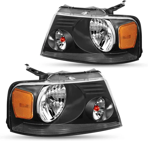 Miniatura 9 de SOCKIR Conjunto de faros delanteros con bombillas compatibles con Ford F150 Pickup 2004-2008/Lincoln Mark LT 2006-2008 para el lado del pasajero