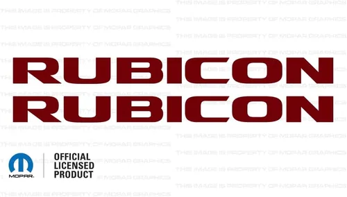 Miniatura 17 de Vinilo adhesivo gráfico del capó Rubicon/Adhesivo para calcomanías, compatible con Jeep Wrangler JK (2007-2018) Rosa bebé CSOFTPINK (Juego de 2)