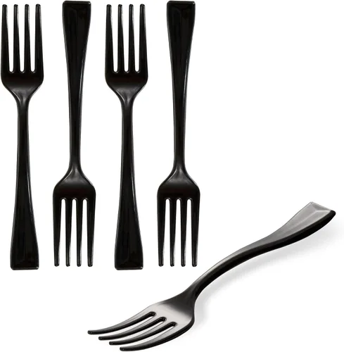 Miniatura 14 de Restaurantware Mini cucharas desechables de 4 pulgadas, 100 cucharas pequeñas desechables, par de alta resistencia con aperitivos o postres, plateado