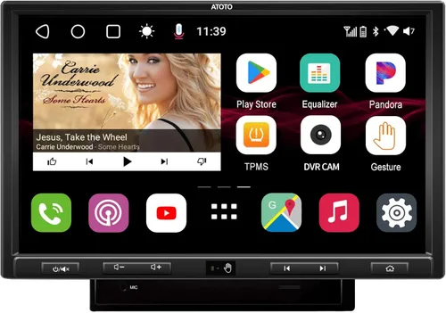 [Pantalla QLED de 10.1 pulgadas] ATOTO S8 Ultra Plus Estéreo de automóvil de doble DIN, receptor de video Android en el salpicadero de 6G+128G,