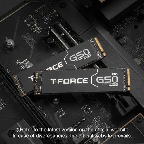 Miniatura 3 de TEAMGROUP T-Force G50 512GB SLC Caching 3D TLC NAND NVMe InnoGrit PCIe Gen4x4 M.2 2280 SSD para juegos con disipador de calor de grafeno ultrafino