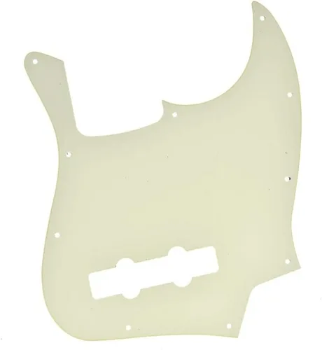 Miniatura 2 de KAISH Lefty - Placa de 4 cuerdas estilo J Bass Pickguard para zurdos Bass Pick Guard Scrach Plate para Jazz J Bass fabricado en Estados Crema 3 capas