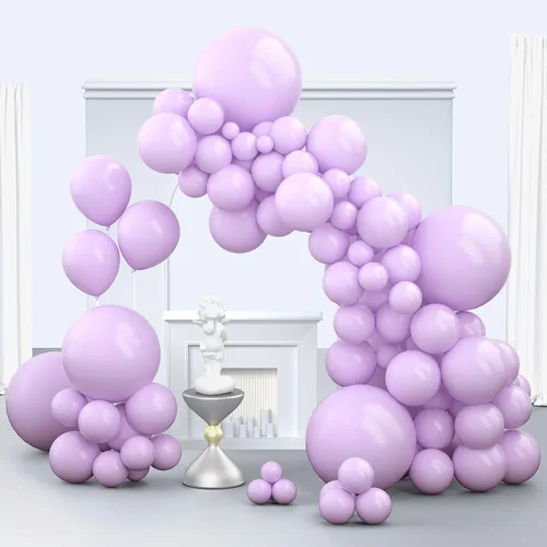 Miniatura 11 de Globos color beige, 150 unidades de diferentes tamaños, paquete de globos de 18 pulgadas, 12 pulgadas, 10 pulgadas, 5 pulgadas, color marfil crema