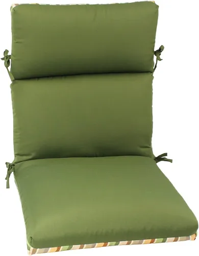 Miniatura 2 de Comfort Classics 22x44x5 acrílico exterior canalizado reversible silla cojín Inc.