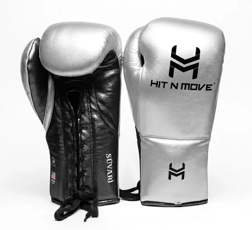 Miniatura 19 de HIT N MOVE Süvari - Guantes de boxeo de crin con , guantes de boxeo con cordones para hombre, equipo de boxeo, guantes de MMA para hombre, guantes