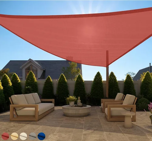 Miniatura 20 de GORILLA GRIP Toldo rectangular resistente con protección UV, resistente a la decoloración, desgarros y al óxido, bordes curvos que bloquean la luz