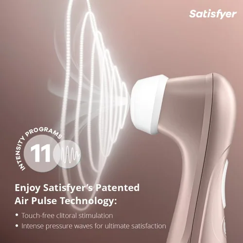 Miniatura 2 de Satisfyer Pro 2 - Estimulador clitoriano por pulso de aire, succión del clítoris sin contacto, tecnología de ondas de presión, resistente al agua
