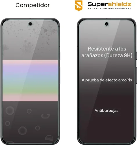 Miniatura 4 de Supershieldz (3 Pack) Protector de Pantalla de Vidrio Templado Diseñado para Google Pixel 10 / Pixel 9, Antiarañazos, Sin Burbujas