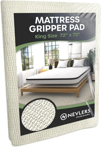Miniatura 10 de Nevlers Almohadilla Antideslizante para Colchón Twin XL de 78" x 36" Topes de Cama para Prevenir que el Colchón se Deslice Agarraderas