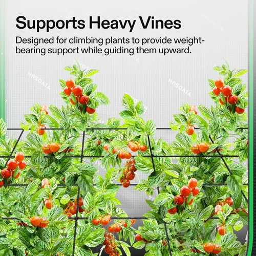 Miniatura 2 de VIVOSUN Red de Enrejado Elástica de 2 x 2 Pies con 4 Ganchos para Plantas Trepadoras, Vegetales, Frutas y Flores, Paquete de 1