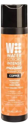 Watercolors INTENSE METALLIC Semi Permanente Shampoo para Depósito de Color - Sin Sulfato y Parabenos para Mantener y Mejorar el Color del Cabello 8
