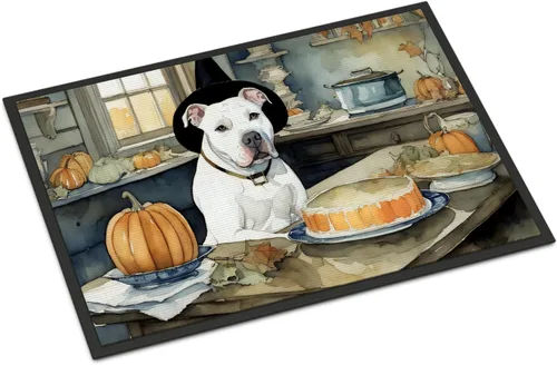 Miniatura 73 de Caroline's Treasures DAC1720MAT Affenpinscher - Tapete de otoño para cocina, con calabazas, 18 x 27 pulgadas, tapete para puerta delantera