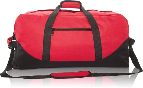 Miniatura 2 de Bolso deportivo Dalix Big Adventure. Bolso deportivo grande de lona para el gimnasio de 25 pulgadas, Rojo, XL