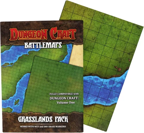 Miniatura 9 de DUNGEON CRAFT Battlemaps - Juego de mesa, alfombrilla de batalla para Calabozos y Dragones, alfombrilla DND laminada brillante de doble cara