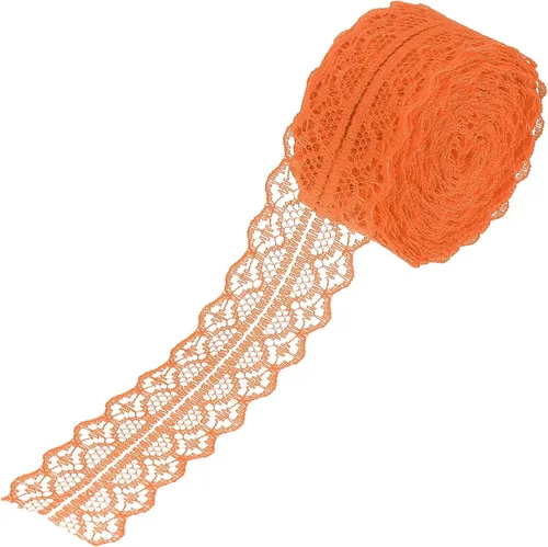 Miniatura 47 de MECCANIXITY 1.2 Inch Wide 15 Yard Lace Ribbon Floral Pattern Beige Lace Trim Ribbon for Gift Wrapping Bouquets, Wedding Decor Sewing Making, and DIY